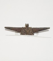 Vintage American Airlines Junior Wings AA Wings Metal Pin - $11.39