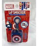 Marvel Captain America Lip Smacker Cube Keychain Clip Berry Admirable - $9.20 CAD
