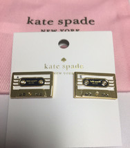Kate Spade New York Jazz Things Up Cassette Earrings studs New - £38.95 GBP