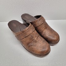 Crocs Sarah Tooled Clog Triple Comfort Slip On Shoes Brown 203911 Womens... - $31.97