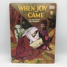 When Joy Came The Story of the First Christmas A Big Golden Book Meek 1971 - $10.00