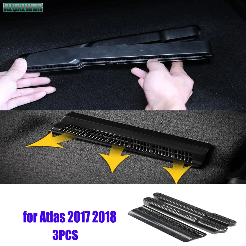 3PCS Styling Seat AC Heat Floor Air Conditioner Duct Vent Outlet Grille ... - $81.98
