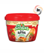 3x Bowls Chef Boyardee Microwavable Beef Ravioli In Tomato &amp; Meat Sauce ... - $362.05 MXN