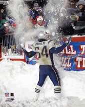 sr New England Patriots Metal Sign Tedy Bruschi #54 NFL Football Fan Wal... - $451.56 MXN