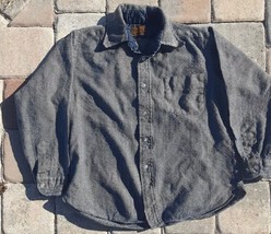 Vtg Sir Pendleton Blue Grey Check Wool Youth Dagger Point Collar Shirt L... - $29.69