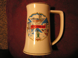 New York City Rare Collectable Vintage Tall Mug - $23.19