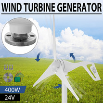 400W Hybrid Wind Turbine Generator Kit With DC24V Charge Controller 3 Bl... - £142.61 GBP