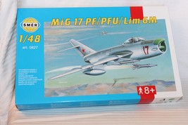 1/48 Scale SMER, MiG 17 PF/PFU/Lim 6M Jet Model Kit #0827 BN Sealed Box - $60.00