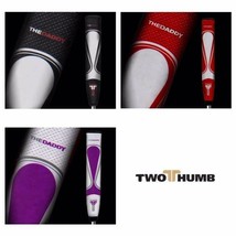 New Men&#39;s 2 Thumb The Daddy Putter Grip. Usa, Black, Red Or Purple. - £34.95 GBP