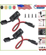 Weatherproof 12AWG SAE Connector Power Socket for Solar &amp; Battery Applic... - $420.73 MXN