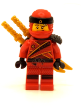 LEGO Minifigure Kai Sons of Garmadon  Ninjago Red Ninja W/ SWORD C0500 - £4.68 GBP