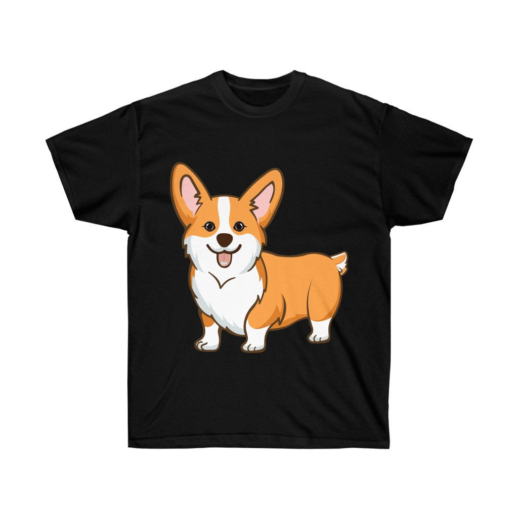 Pembroke Welsh Corgi Unisex Ultra Cotton Tee - $16.00
