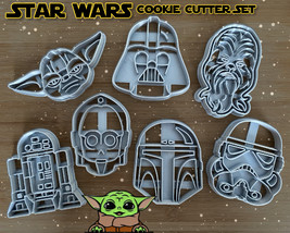 Star Wars Cookie Cutters | Bobafett | Yoda | Stormtrooper | R2-D2 - $4.99+