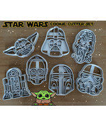 Star Wars Cookie Cutters | Bobafett | Yoda | Stormtrooper | R2-D2 - $4.99+
