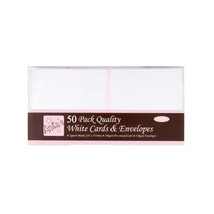 Anita&#39;s Square Card and Envelope, Pack of 50, White  - $23.00