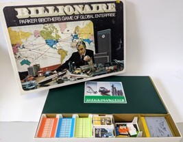 Vintage 1973 BILLIONAIRE Golden Enterprise Board Game by Parker Brothers - £22.38 GBP