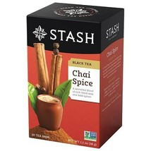 NEW Stash Tea Black Chai Spice Non GMO 1.3 Ounce 38 grams 20 Bags - $9.53