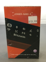New/Sealed Ledger Nano X Crypto Hardware Wallet - Onyx Black Bluetooth (2A) - £78.30 GBP