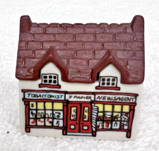 Wade Porcelain Whimsey On the Why River #4 Tobacconist Shop Miniature 1980 - $26.24