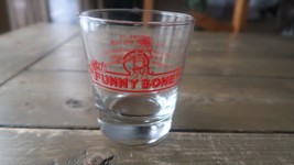 Vintage THE FUNNY BONE COMEDY CLUB WHISKEY GLASS 4&quot; - $19.79
