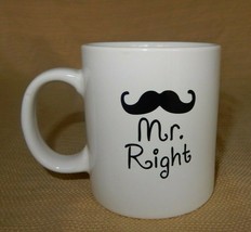 Awesome Waechtersbach &quot;Mr. Right&quot; mustache coffee mug - £14.33 GBP