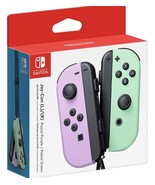 Official Joy Con (L/R) - Pastel Purple / Pastel Green - Nintendo Switch - $102.56 CAD