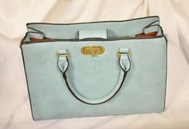 Dasein Womens Stylish Faux Leather Handbag Satchel Shoulder Bags - £30.59 GBP