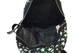 Sold Out Marc Jacobs Flocked Star Printed Biker Backpack Nylon Vegan image 9