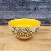 Gilded Sunflower Floral Festive Bowl in Yellow 6 inch (15cm) Dish by Blu... - £15.17 GBP