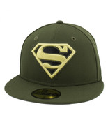 Superman Salute to Service New Era 59Fifty Fitted Hat Green - $51.98