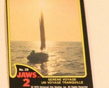 Jaws 2 Trading cards Card # 29 Roy Scheider - £1.54 GBP