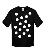 Children&#39;s Spotty Dotty T-Shirt - Black &amp; White Spots Tee - £7.72 GBP