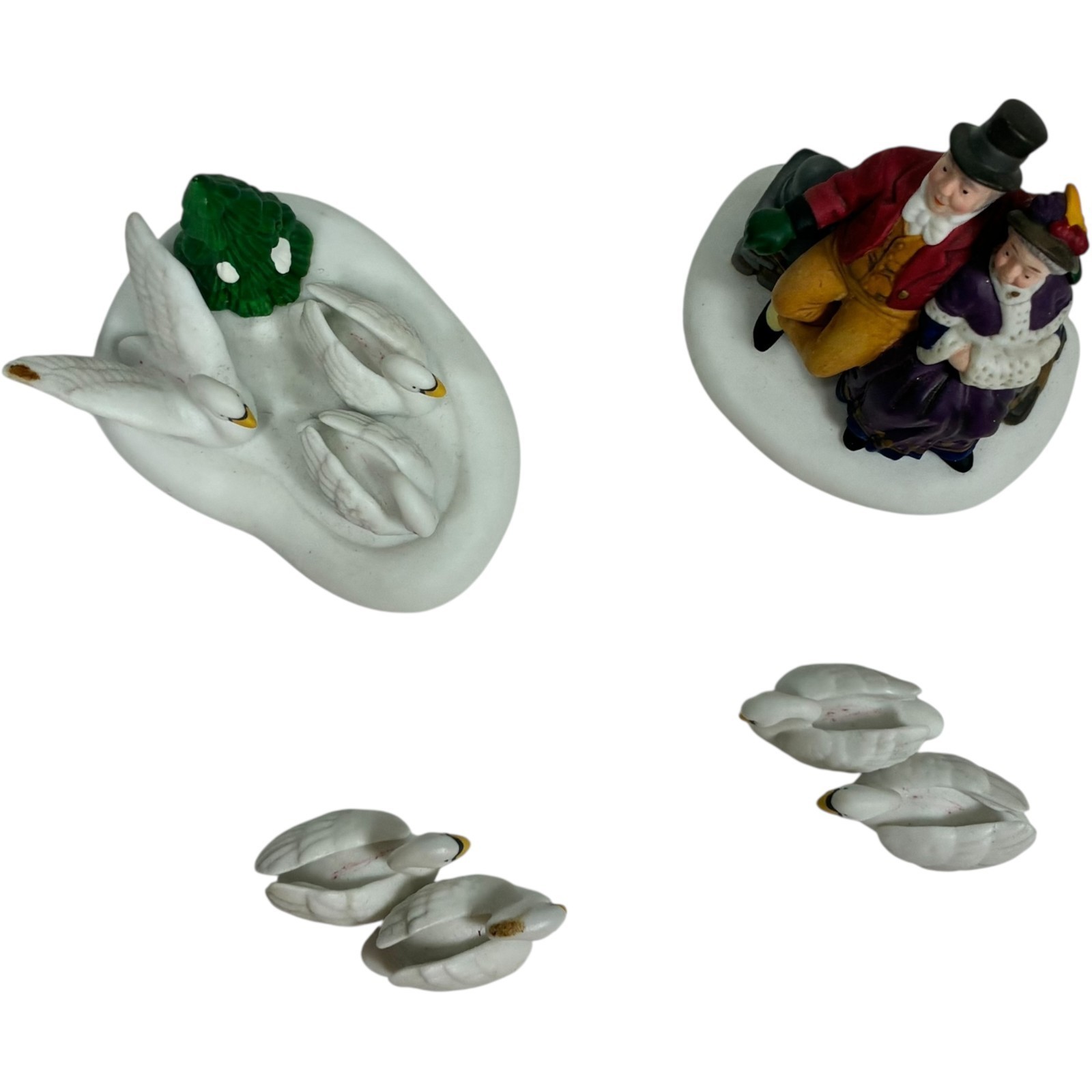 Dept. 56 Twelve Days Of Dickens Village 1996 Seven Swans A Swimming Item image 2