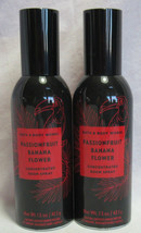 Bath &amp; Body Works Concentrated Room Spray Lot Of 2 Passionfruit Banana Flower - £21.58 GBP