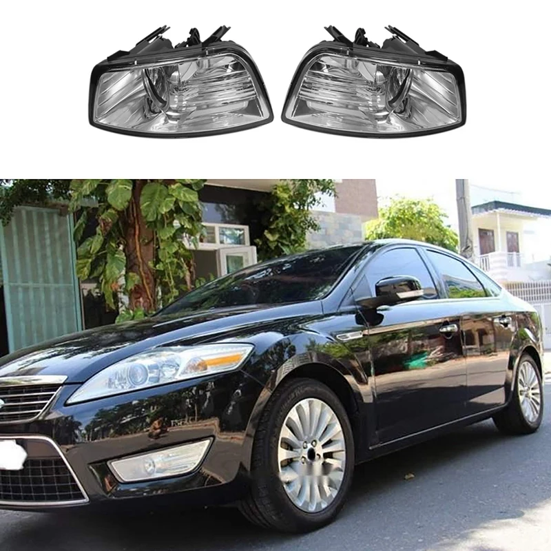 2X Car Bumper Front Fog Lights Lamp Without Bulb For 2007-2010 Ford Mondeo MK4 - £70.00 GBP