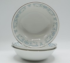 Sheffield Blue Whisper Cereal Soup Bowl Set of 3 Japanese Fine China - £14.78 GBP