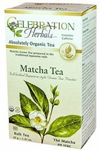 Celebration Herbals Loosepack Herbal Green 7 Black Tea Matcha Organic --... - £13.66 GBP