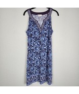Magnolia Grace Womens MED Dress Floral Embroidered Trim Knit Dress Sport... - €15,97 EUR