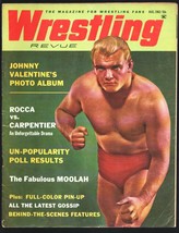 Wrestling Revue 8/1962-Johnny Valentine-Fritz Von Erich-Antonini Rocca-Girl w... - £72.10 GBP