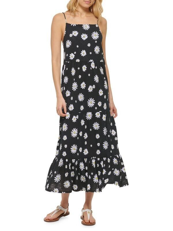 Marc New York Performance Women&#39;s Modal Blend Floral Print Maxi Dress La... - $24.95