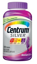 Centrum Silver Multivitamin Multimineral Supplement  for WOMEN 50+ 250 Tablets - £22.19 GBP