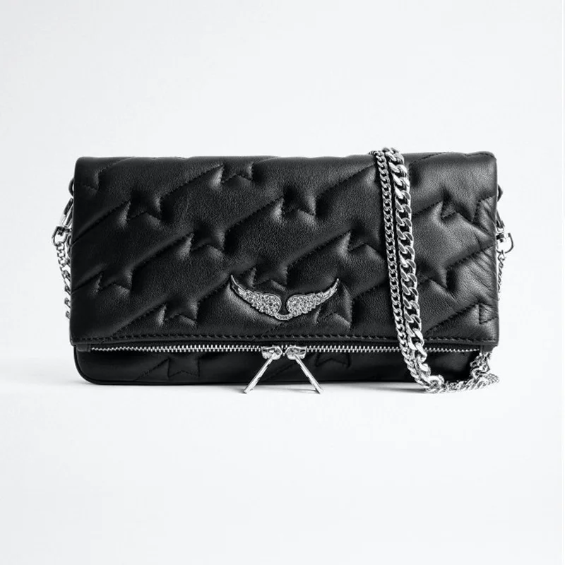 Women Bags Women&#39;s One-shoulder Messenger Bag Fashion Chain Leather Handbag Lady - £91.26 GBP