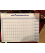 GLOVER&#39;S SCOREBOOKS FOOTBALL PLAY SEQUENCE/DRIVE CHART SCORE SHEETS (PAC... - $380.53 MXN