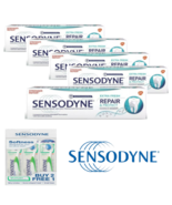 Sensodyne Toothpaste Novamin Repair &amp; Protect Extra Fresh 100g x 5 + Too... - £47.75 GBP