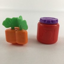 Fisher Price Laugh and Learn Kitchen Fridge Replacement Carrots Jam Toddler Lot - $24.70
