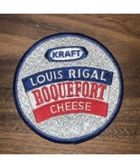 Vintage Kraft Cheese Louis Rigal Roquefort Cheese NOS patch 3.5&quot; - €12,95 EUR