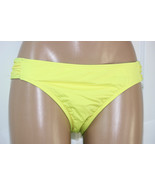 NEW Bar III Pineapple Solid Ruched Sash Tab Hipster Bikini Swim Bottom X... - £11.82 GBP