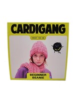 Cardigang 100% Wool Blushing Hard Pink Clyde Beanie Crochet Kit - €46,88 EUR