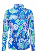 NWT Ladies IBKUL NESSA ROYAL BLUE Long Sleeve Mock Golf Shirt sizes XL &amp;... - £51.83 GBP