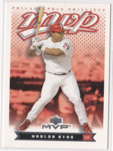 Marlon Byrd Phillies Outfield 2003 Upper Deck &quot;MVP&quot; Card # 153 Near-Mint - $1.88